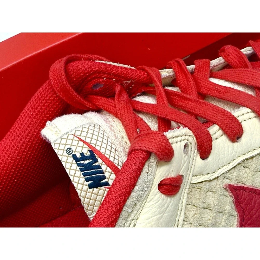Nike Dunk Low Retro SE Pale Vanilla University Red Men's Size 10 HJ9100-294
